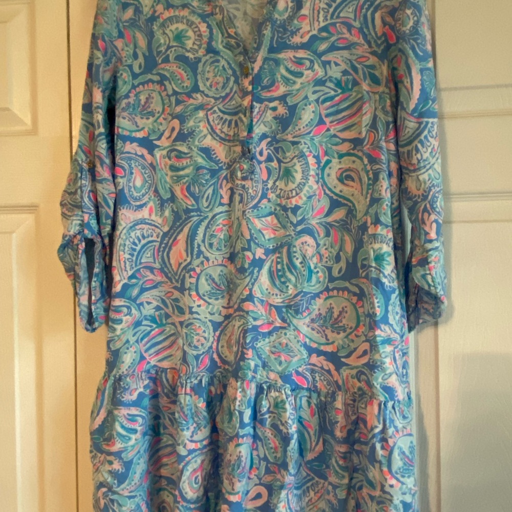 Lilly Pulitzer Vibrant Paisley Mini Dress